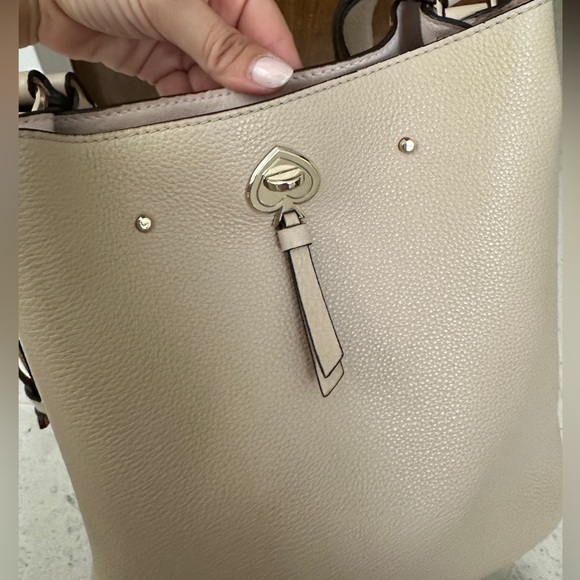 NWOT Kate Spade Marti Bucket Bag Cream beige purse - Picture 8 of 14